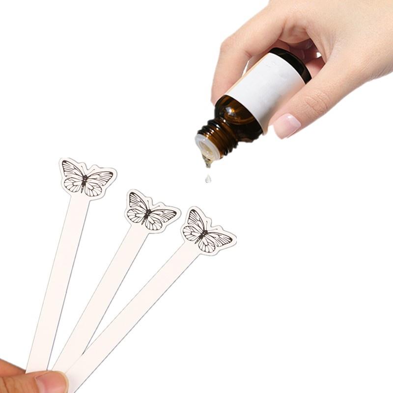 กระดาษทดสอบน้ำหอมรูปผีเสื้อ 10 - Perfume Fragrance Tester บทวิจารณ์และราคา
