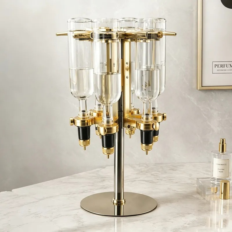 ชั้นวางโชว์น้ำหอมสีทองแบบใหม่ส - Perfume Fragrance Bar บทวิจารณ์และราคา